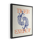 Tiger Energy Framed Canvas Print Gallery Image 2