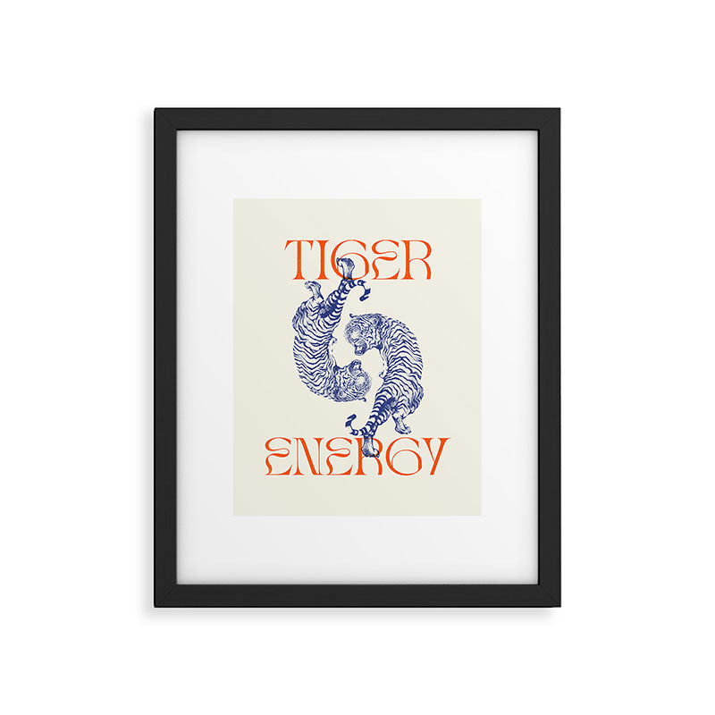 Tiger Energy Framed Art Print Gallery Image 5