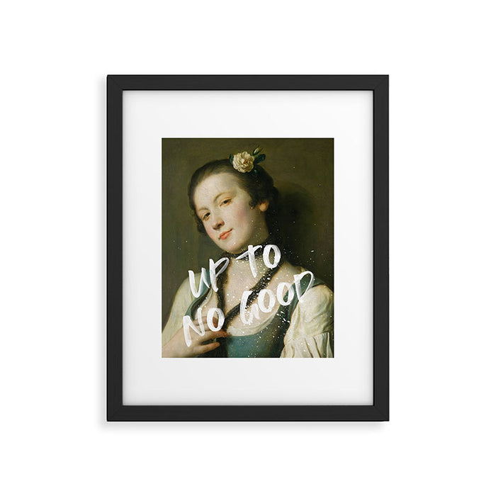 Up To No Good Framed Art Print Gallery Image 1