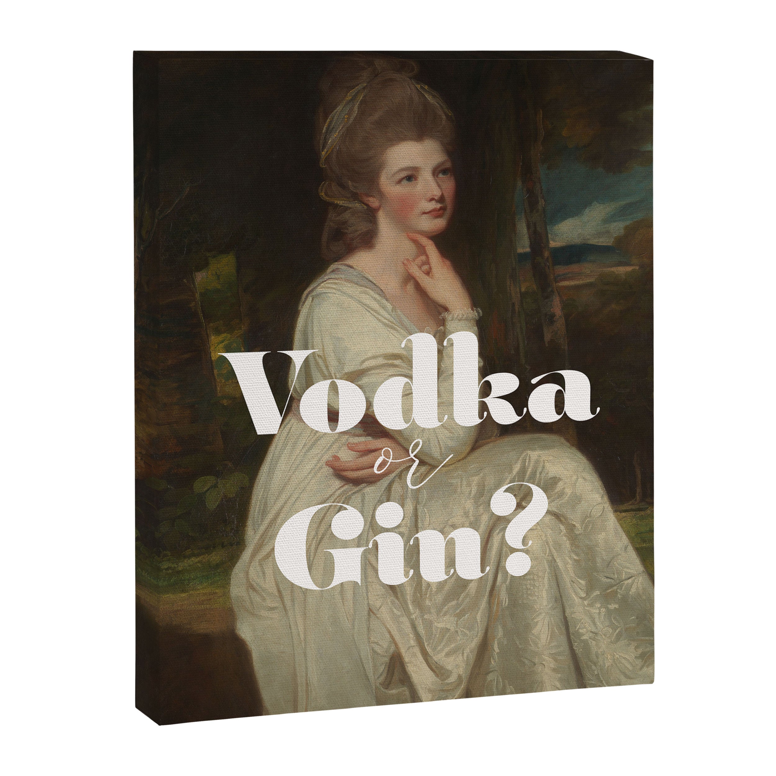 Vodka or Gin? Cocktail Bar Canvas Print Gallery Image 6