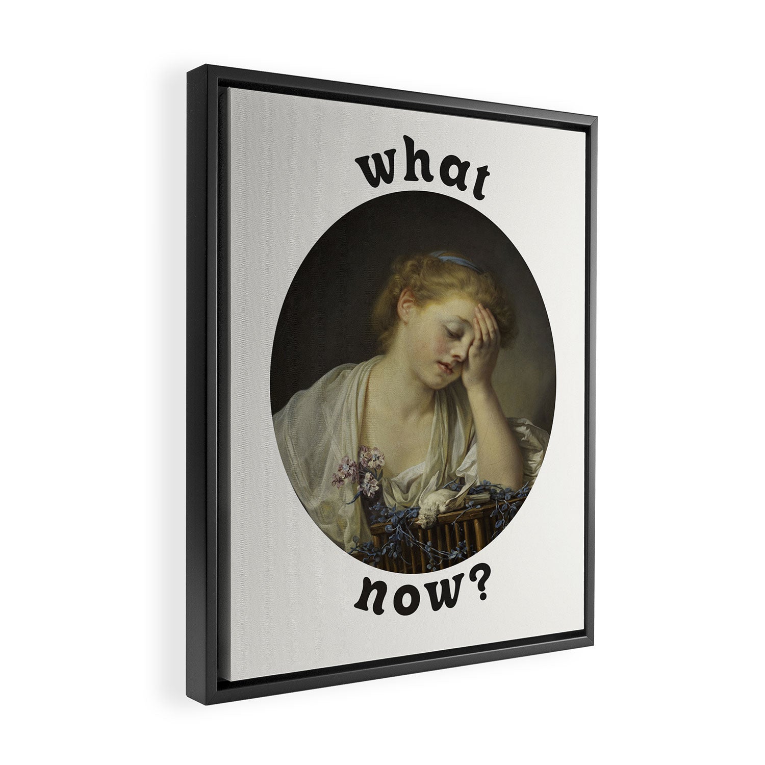 What Now? Framed Canvas Print Gallery Image 2