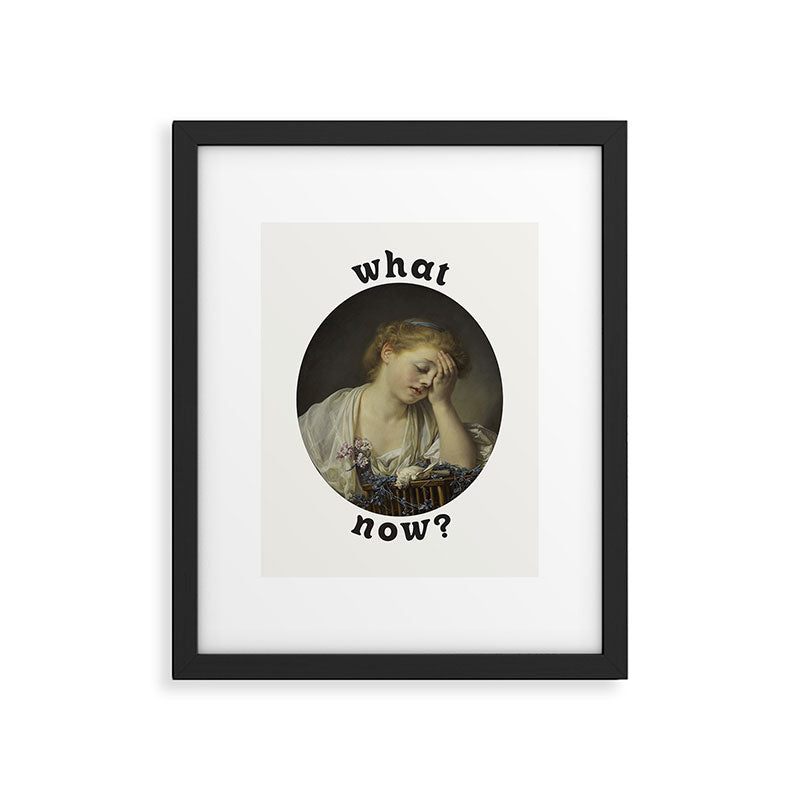 What Now? Framed Art Print Gallery Image 5
