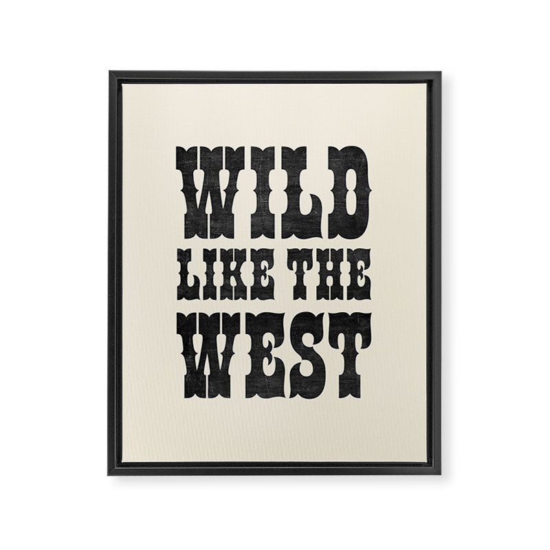 Wild Like The West Framed Canvas Print Gallery Image 6