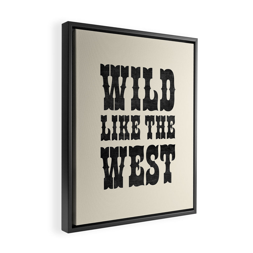 Wild Like The West Framed Canvas Print Gallery Image 2
