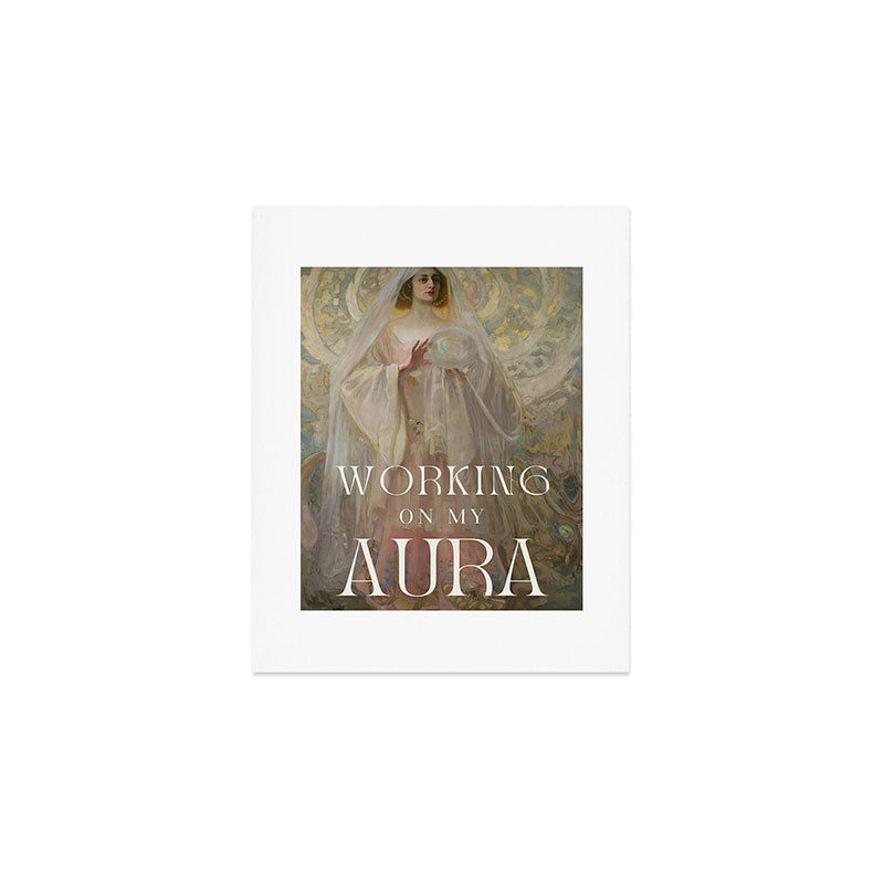 Working On My Aura Art Print Gallery Image 1