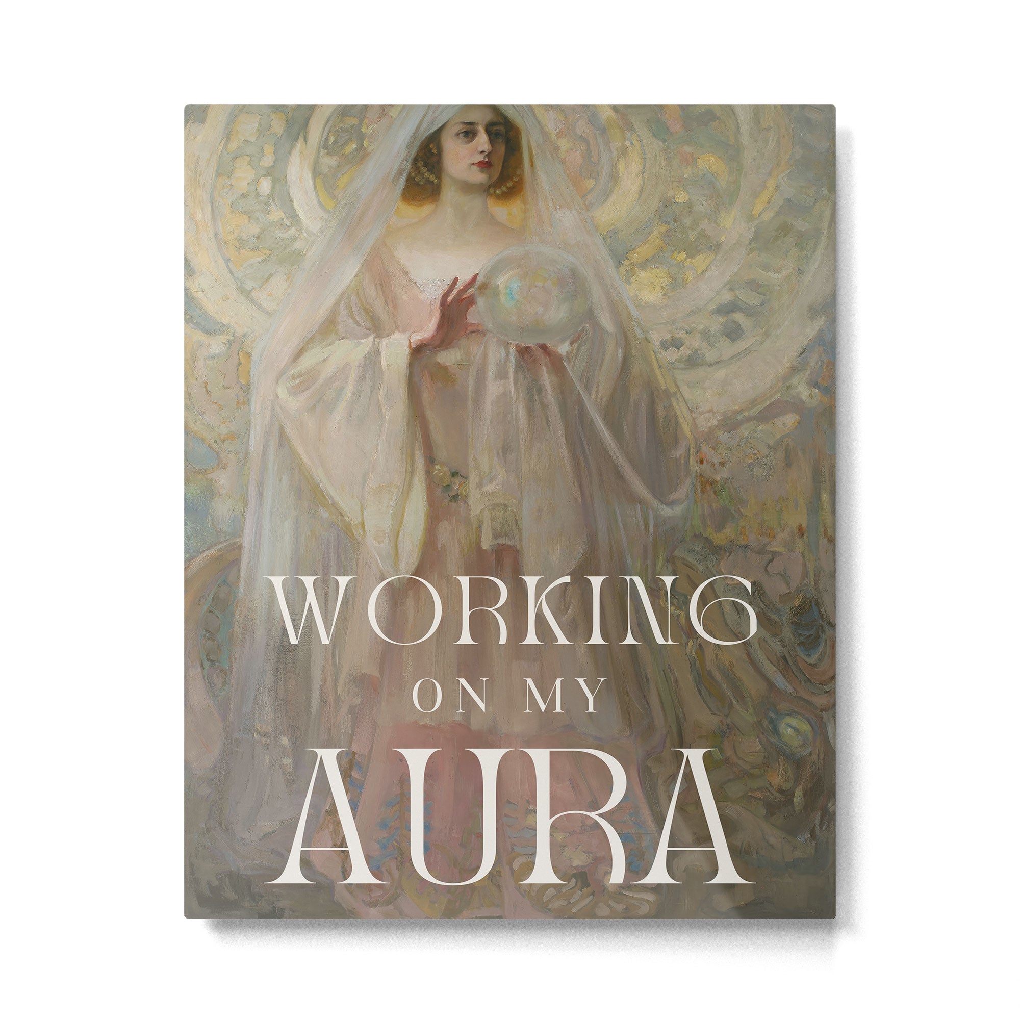 Working On My Aura Metal Print Gallery Image 4