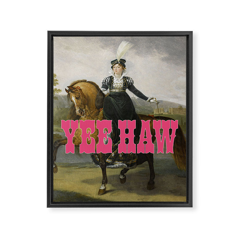 Yee Haw Framed Canvas Print Gallery Image 6