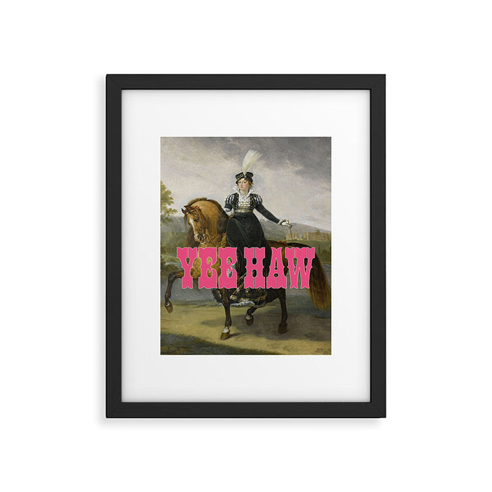 Yee Haw Framed Art Print Gallery Image 1