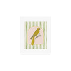 Yellow Parrot Art Print Gallery Image 1