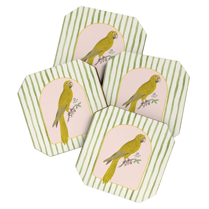Yellow Parrot Coaster Gallery Image 1