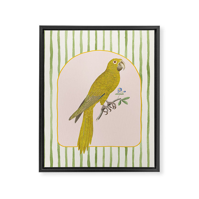 Yellow Parrot Framed Canvas Print Gallery Image 6