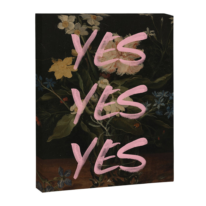 Yes Yes Yes Canvas Print Gallery Image 1