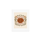 'Always Sleepy' Fox Art Print Gallery Image 1