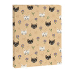 Cat Faces and Flowers Canvas Print Gallery Image 8