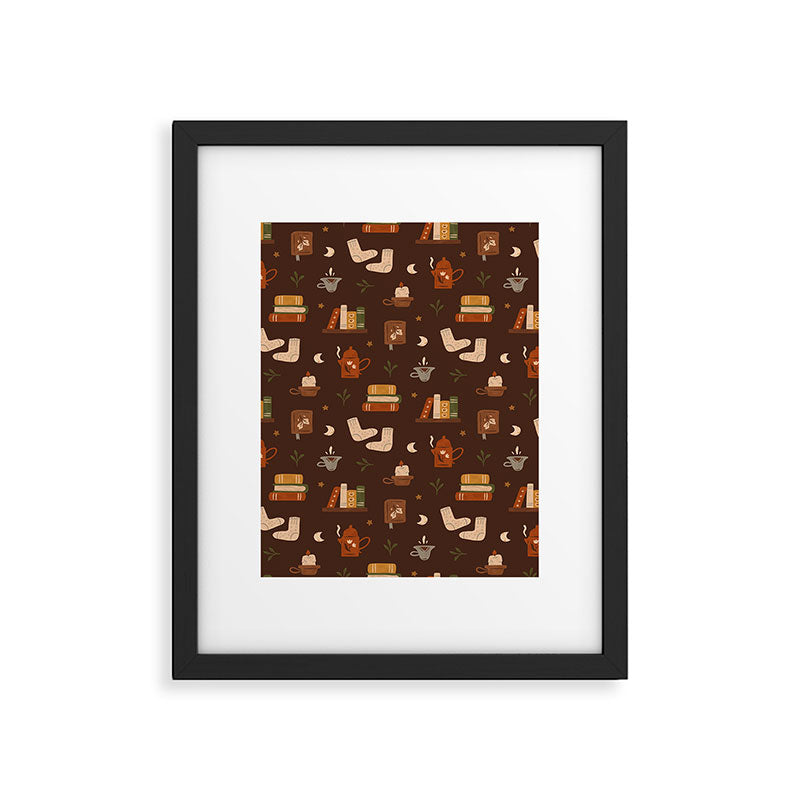 Cozy Night Reading Framed Art Print Gallery Image 6