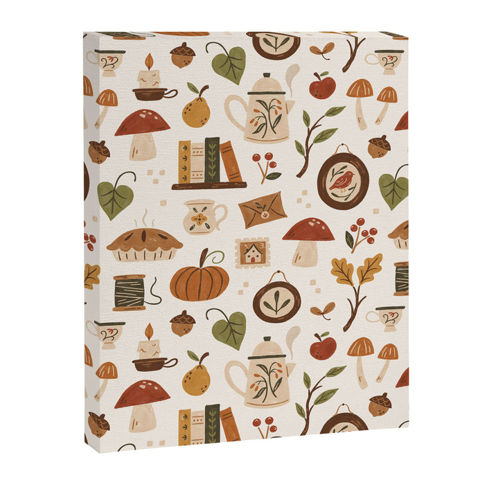 Cozy Vintage Autumn Canvas Print Gallery Image 1