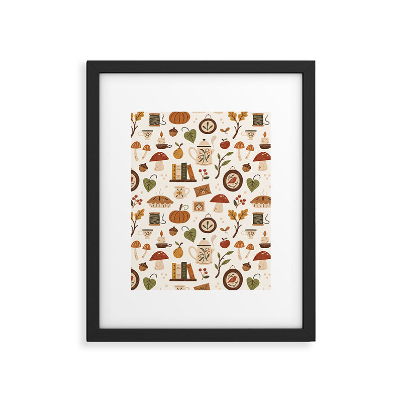 Cozy Vintage Autumn Framed Art Print Gallery Image 6