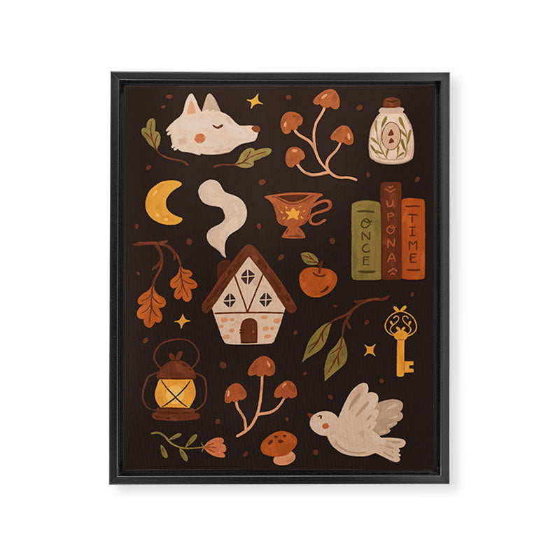 Fairytale Forest Framed Canvas Print Gallery Image 6