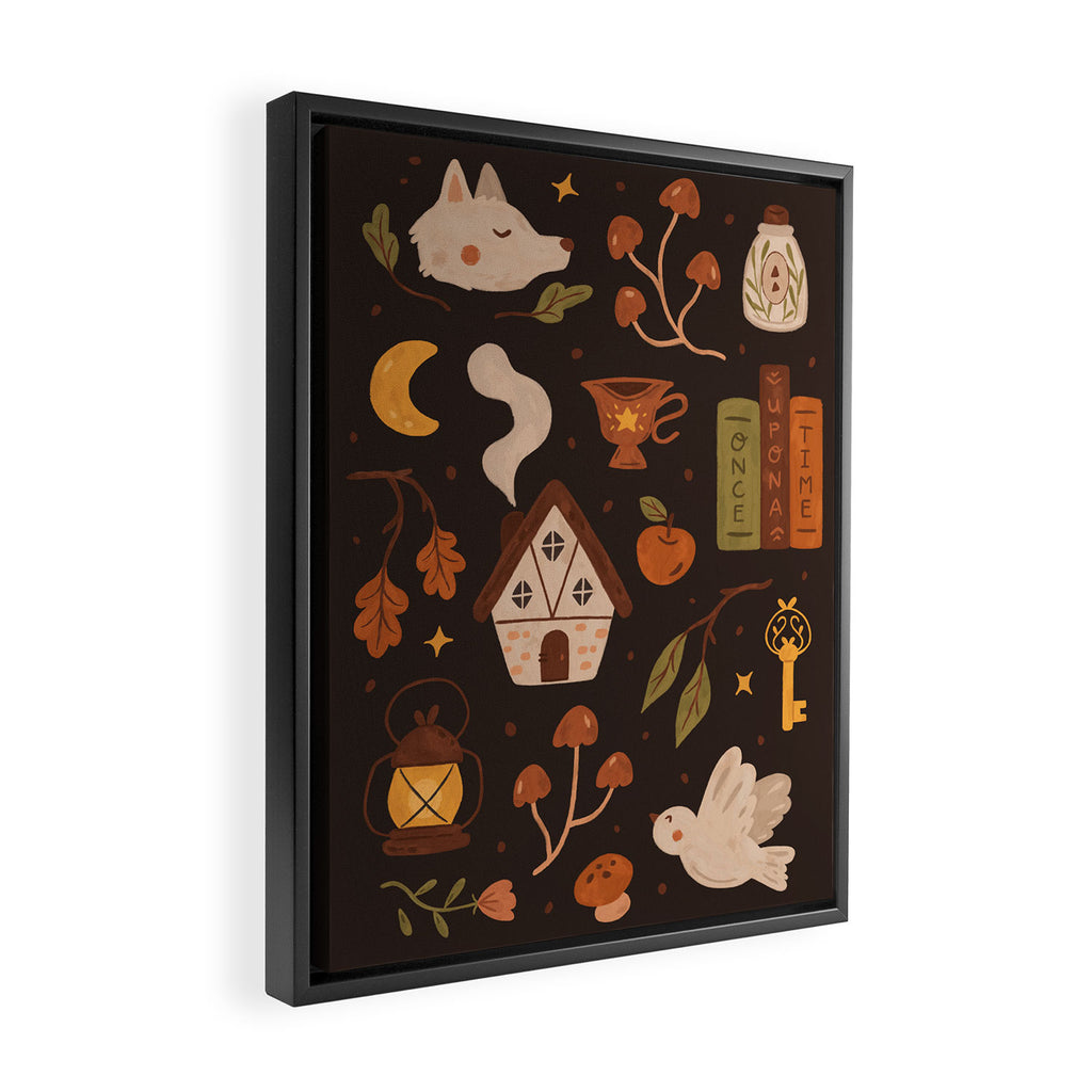 Fairytale Forest Framed Canvas Print Gallery Image 2