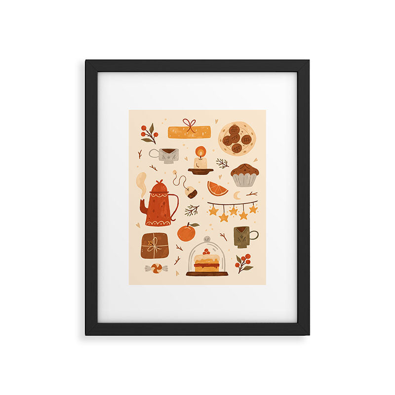 Festive Tea Time Framed Art Print Gallery Image 6