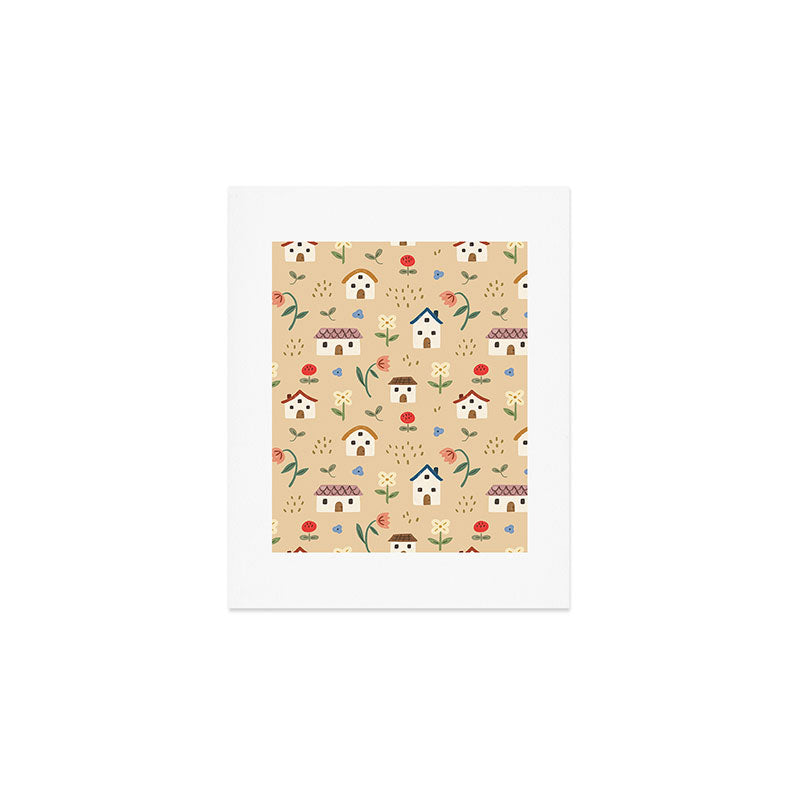 Flower Neighbors Art Print Gallery Image 1