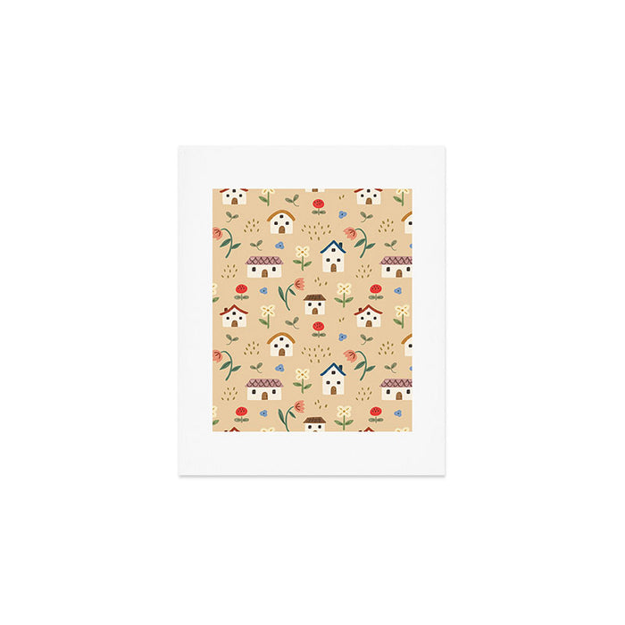 Flower Neighbors Art Print Gallery Image 1