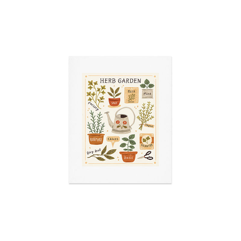 Herb Garden Art Print Gallery Image 1