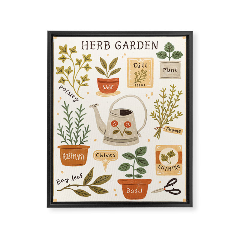 Herb Garden Framed Canvas Print Gallery Image 6