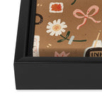 Journaling Things Framed Canvas Print Gallery Image 3