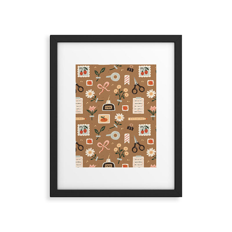 Journaling Things Framed Art Print Gallery Image 6