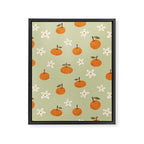 Little Orange Blossoms Framed Canvas Print Gallery Image 8
