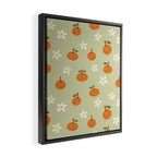 Little Orange Blossoms Framed Canvas Print Gallery Image 2