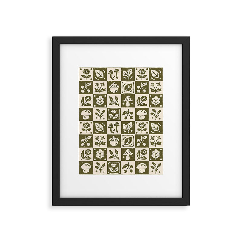 Patchwork Botanical Framed Art Print Gallery Image 6