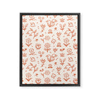 Playful Flower Doodles Framed Canvas Print Gallery Image 8