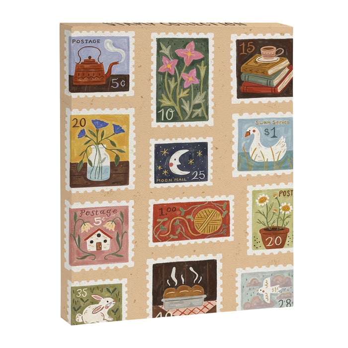 Stamp Collection Canvas Print Gallery Image 1