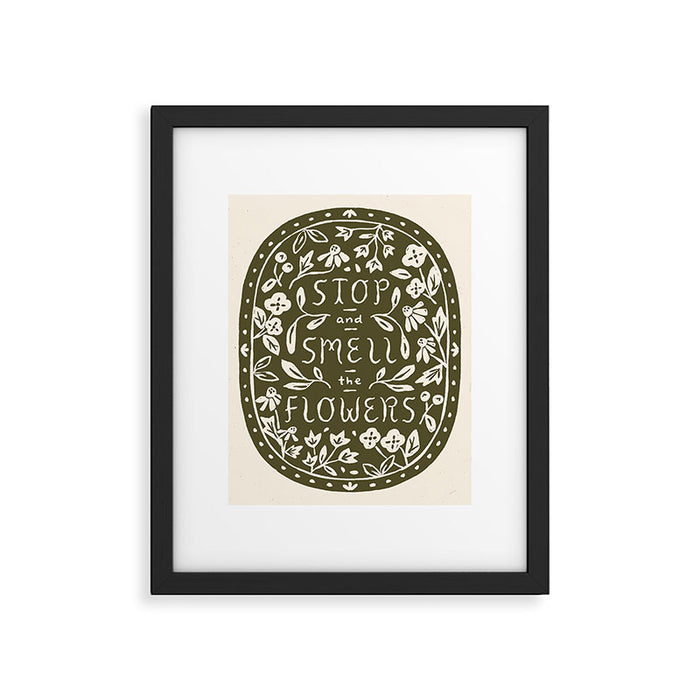 Stop and Smell the Flowers Framed Art Print Gallery Image 1
