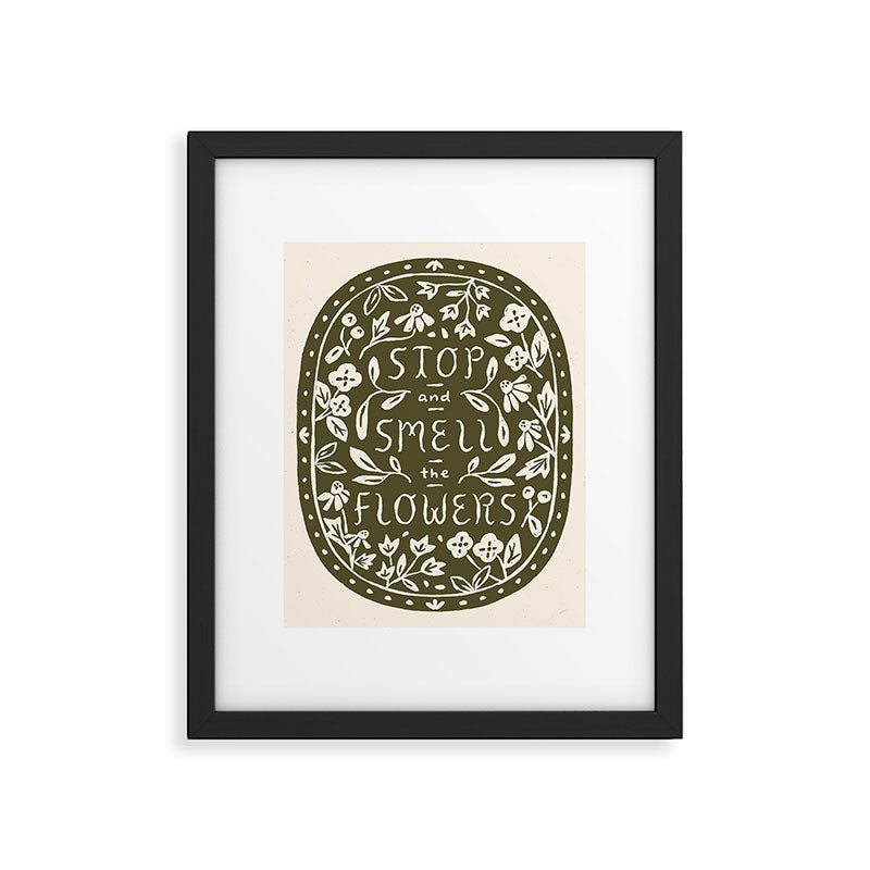 Stop and Smell the Flowers Framed Art Print Gallery Image 5