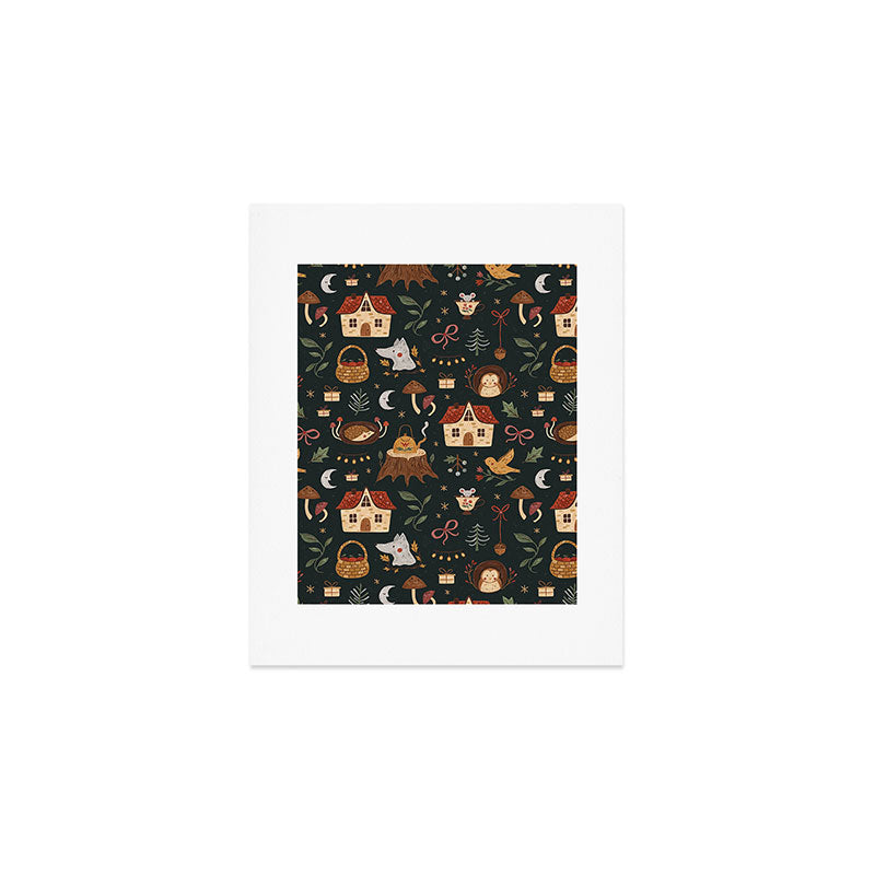 Storybook Winter Art Print Gallery Image 1