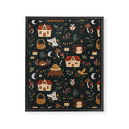 Storybook Winter Framed Canvas Print Gallery Image 8