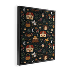 Storybook Winter Framed Canvas Print Gallery Image 2