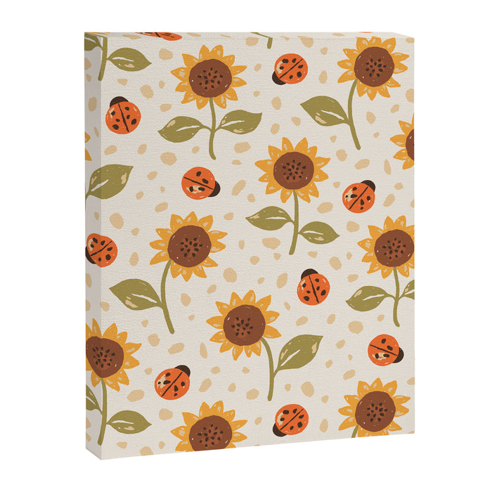 Sunflowers and Ladybugs Canvas Print Gallery Image 1