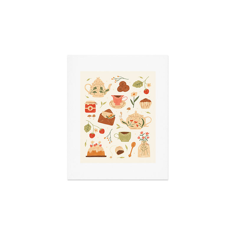 The Tea Party Art Print Gallery Image 1