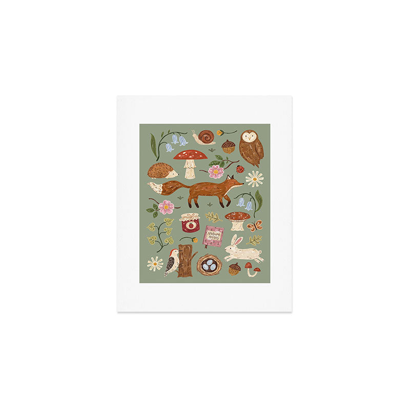 Woodsy Walk Art Print Gallery Image 1