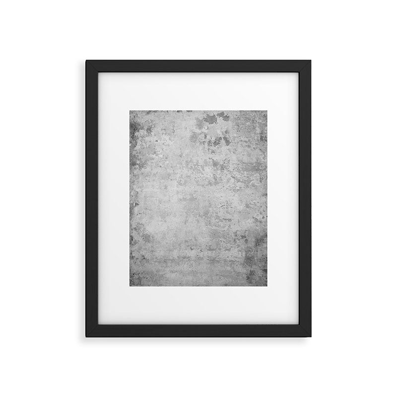 concrete wall vintage grey background,  wall texture * Framed Art Print Gallery Image 5