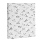 sneaker shoe pattern - retro sneaker illustration design Canvas Print Gallery Image 6