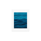 water surface, Blue ocean waves - deep blue sea Art Print Gallery Image 1