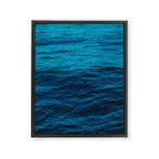 water surface, Blue ocean waves - deep blue sea Framed Canvas Print Gallery Image 6