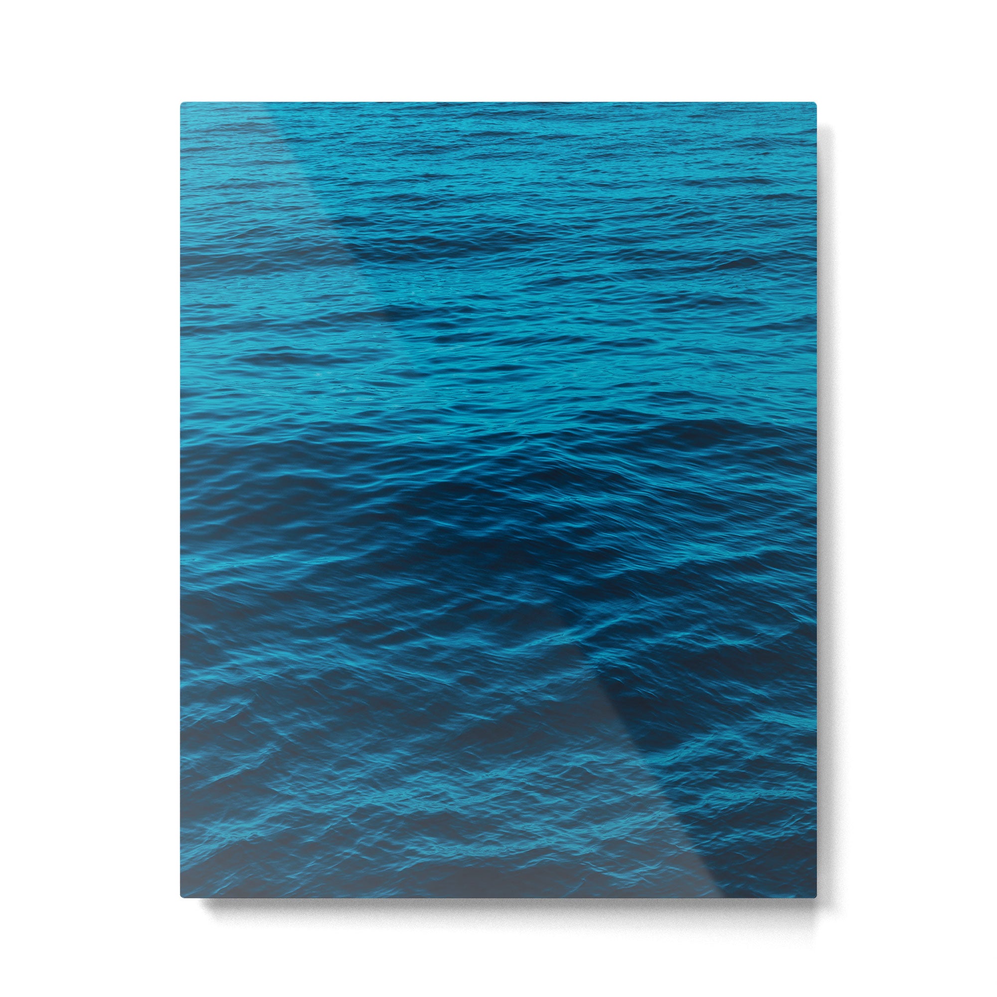 water surface, Blue ocean waves - deep blue sea Metal Print Gallery Image 4