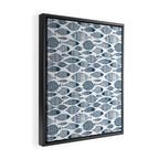 Blue Fish White Framed Canvas Print Gallery Image 2