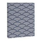 Japanese Waves Navy Canvas Print Gallery Image 8